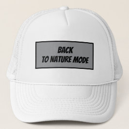 "Back to Nature Mode Trucker Pet