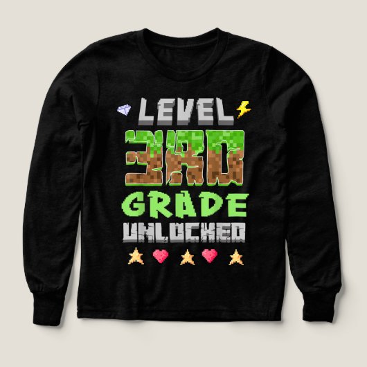 Back to School 3rd Grade Boys Gamer (Motif recto)