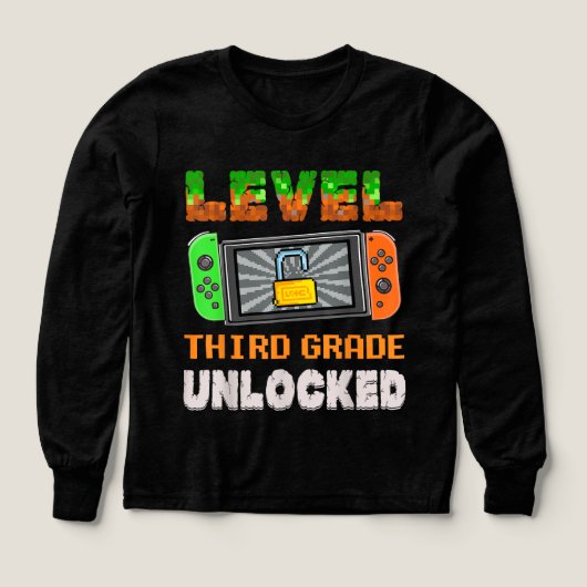 Back to School 3rd Grade Boys Gamer (Motif recto)