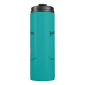 Back to School Boy & Dog Custom Water Bottle Thermosbeker (Voorkant)