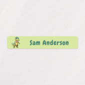 Back to School Boys Dinosaur Kids Name Labels (Design 2)
