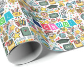 Back To School Cadeaupapier (Rol Hoek)