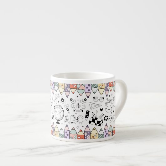 Back To School Espresso Kop (Voorkant rechts)