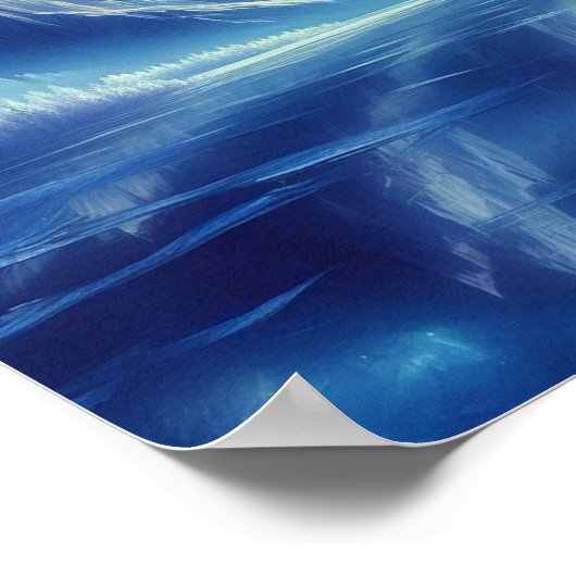 Back to School Frozen Indigo Horizon Poster (Hoek)