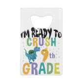 Back to School I'm Ready To Crush 9th Grade Dino (Dos)