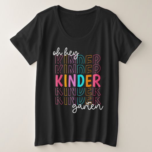 Back To School Oh Hey Kindergarten Teachers Women  (Design devant)