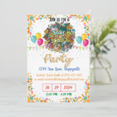 back-to-school party invitation (Debout devant)