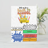 back-to-school party invitation (Debout devant)