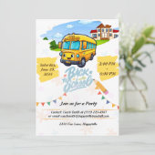 back-to-school party invitation (Debout devant)