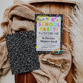 Back To School Party Invitation Kaart
