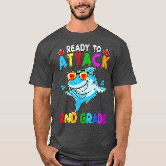 Back To School Ready To Attack First Day Kids (35) T-shirt