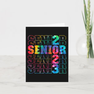 Back To School Senior 2023 Graduation or First Day Kaart