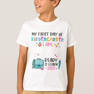 Back to School Shirt for Kids - Kindergarten
