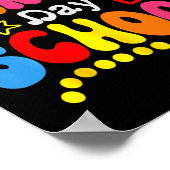 Back To School Teacher Student Happy First Day Of Poster (Hoek)