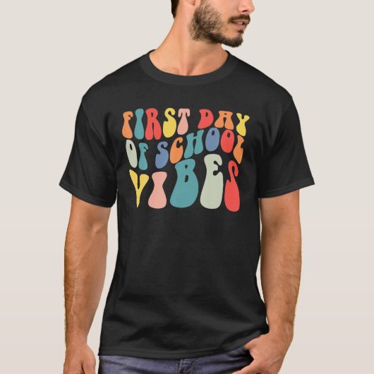 Back To School Teachers Kids Student First Day Of T-shirt (Voorkant)