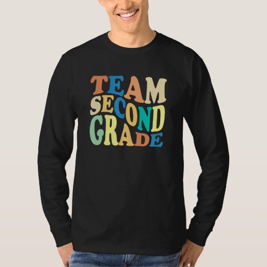 Back To School Team Second Grade 2nd Grade Teacher T-shirt (Voorkant)