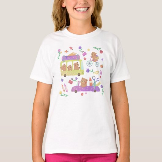Back to School: Teddy's Ready for School T-shirt (Voorkant)
