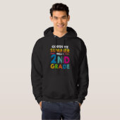 Back to School Tschüss Sommer Hello 2nd Class Sayi Hoodie (Voorkant volledig)