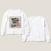 Back to School Vibes – Boys’ Dream Tee (Motif Recto et Verso)