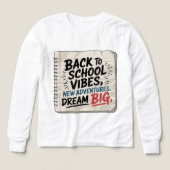 Back to School Vibes – Boys’ Dream Tee (Motif recto)