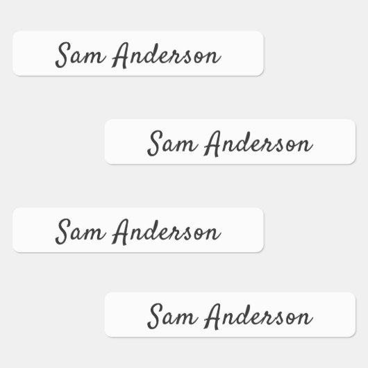 Back to School Waterproof Sticker Name Labels (Groupe)