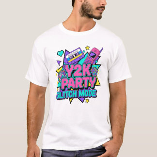 Back to The 2000s Retro Design Vintage Theme Party T-shirt