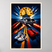 Back to the Future Inspired Symbolic Movie Poster (Devant)
