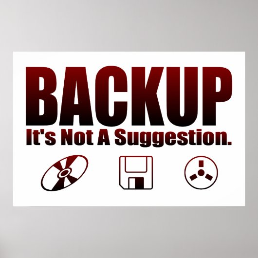 Back-up! Poster (Voorkant)