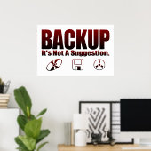 Back-up! Poster (Thuiskantoor)