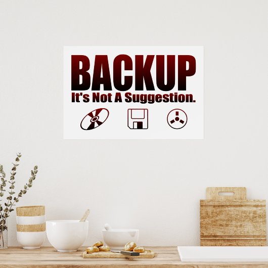 Back-up! Poster (Keuken)