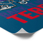 Back Up Terry Put It In Reverse Firework Funny Poster (Hoek)