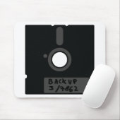 Back-up van diskettestation muismat (Met muis)