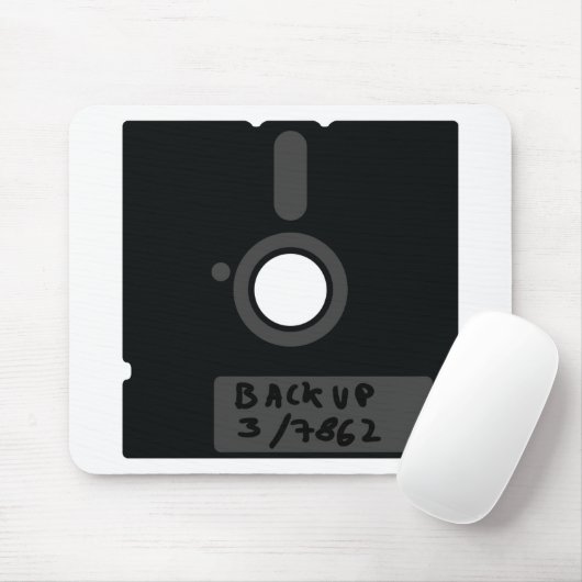 Back-up van diskettestation muismat (Met muis)