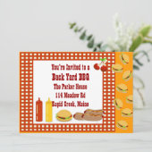 BACK YARD BBQ KAART (Staand voorkant)