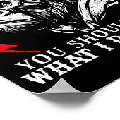 (back) You Think I’m Sarcastic You Should Hear Fun Poster (Hoek)