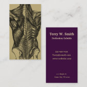 -backanatomie-Visitekaartjes Visitekaartje (Voorkant / Achterkant)