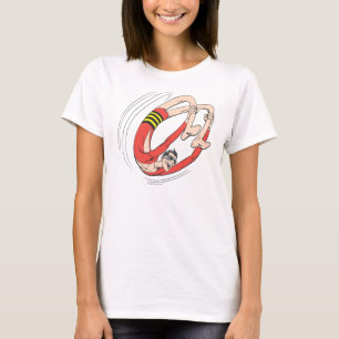 Backboardwiel met kunststof Man T-shirt