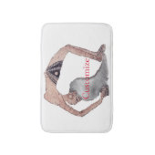  Backboend Yoga Pose Thunder_Cove Badmat (Voorkant Verticaal)