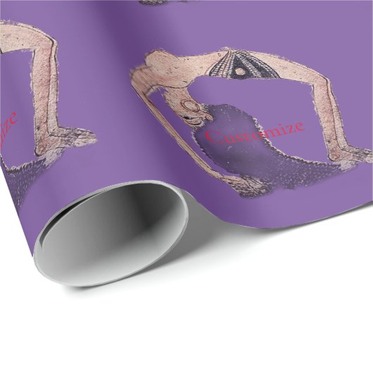 Backboend Yoga Pose Thunder_Cove Cadeaupapier (Rol Hoek)