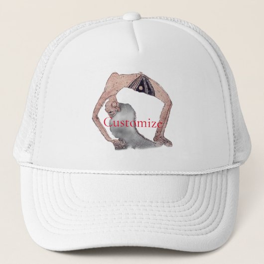 Backboend Yoga Pose Thunder_Cove Trucker Pet (Voorkant)