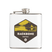 Backbone State Park Iowa Heupfles (Voorkant)