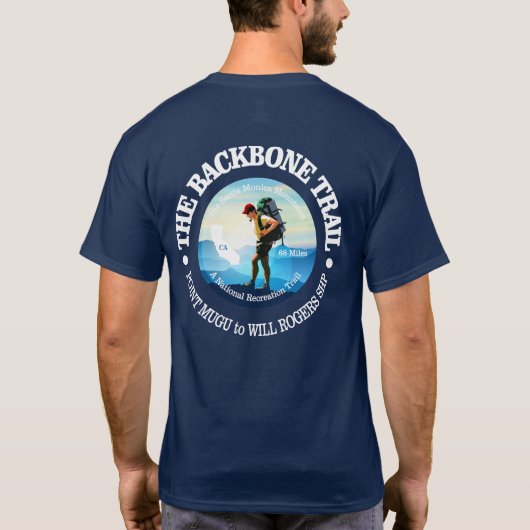 Backbone Trail (C) T-shirt (Achterkant)