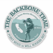 Backbone Trail (T) Sticker (Voorkant)