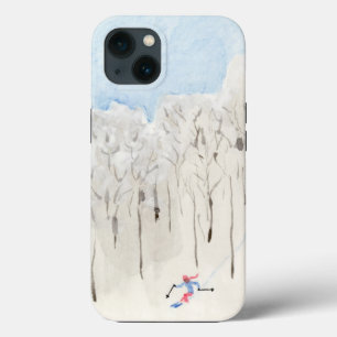 Backcountry skier iPhone 13 hoesje
