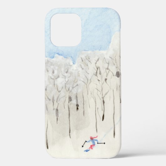 Backcountry skier Case-Mate iPhone case (Achterkant)
