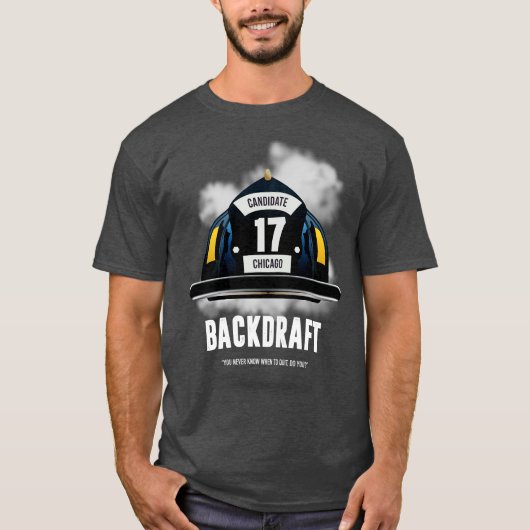 Backdraft Alternatief Poster T-shirt (Voorkant)