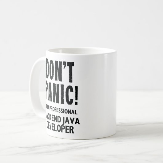Backend Java Developer Koffiemok (Voorkant links)