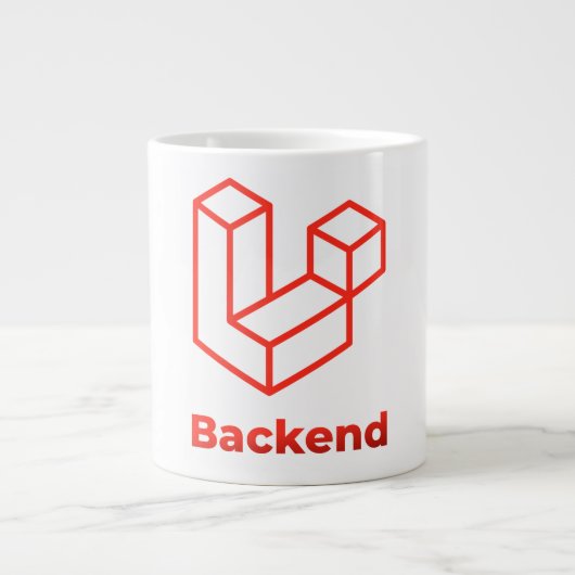 Backend Laravel Extra Grote Beker (Voorkant)