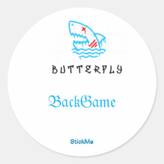 BackGame StickerPacks Ronde Sticker