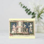 Backgammon Briefkaart (Staand voorkant)
